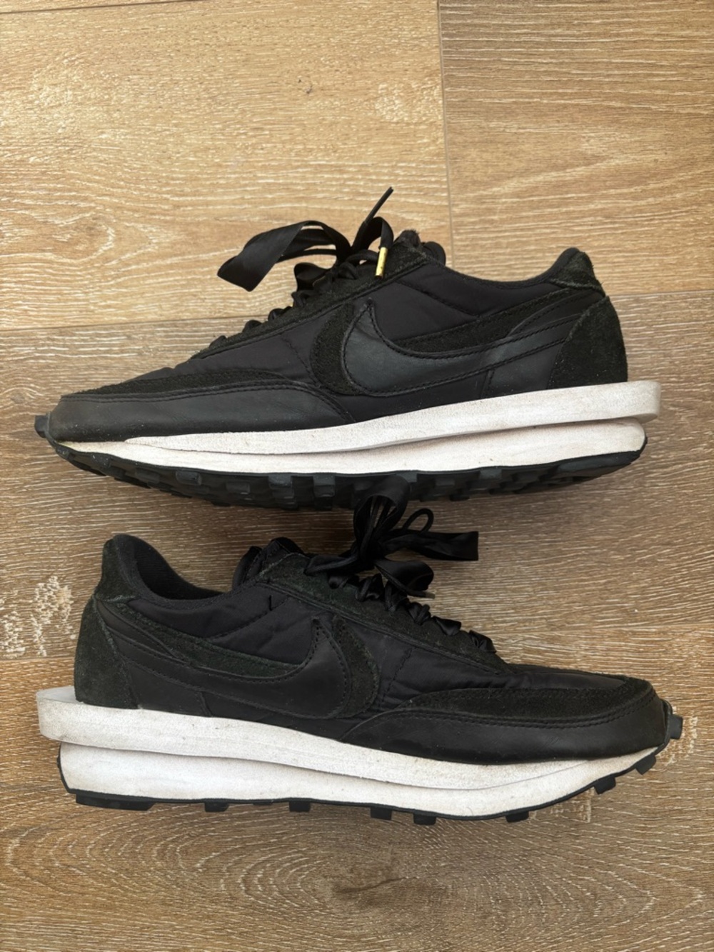 Sacai x Nike LDWaffle Black on Black Men’s